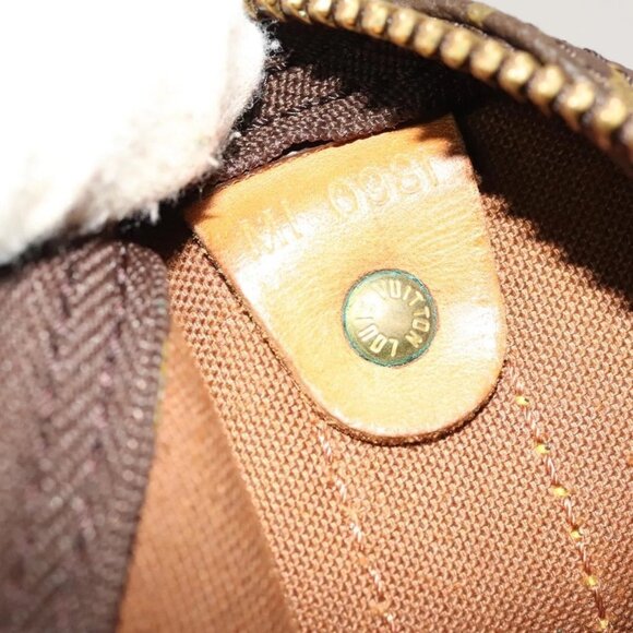 LOUIS VUITTON Monogram Keepall 55 Boston Bag M41424 LV Auth ar13730 - Picture 10 of 16